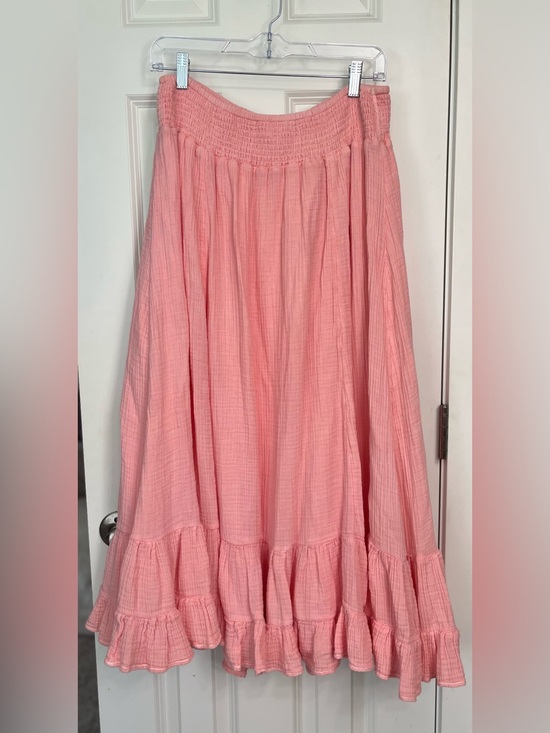 American Eagle Outfitters Dresses & Skirts - American Eagle Outfitters Peach Maxi Skirt with Ruffle Hem